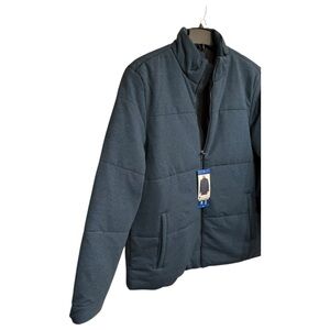 Soybu Men's Navy Puffer Jacket